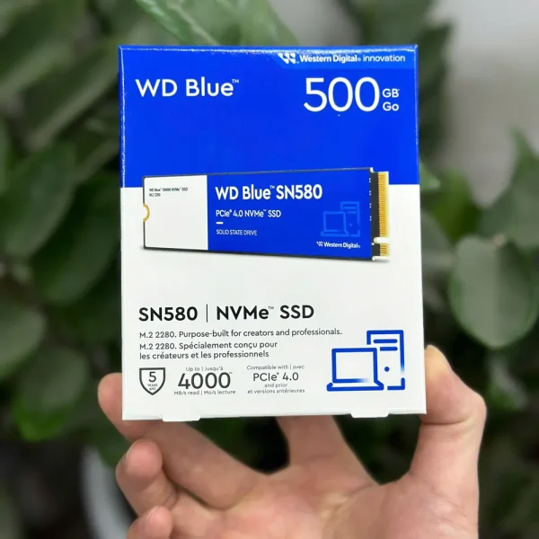 Ổ cứng SSD Western Digital Blue SN580 500GB PCIe Gen 4 x4 NVMe
