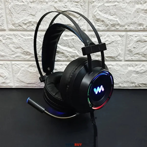Tai nghe WANGMING WM 9800 Gaming 7.1 LED RGB USB – Black