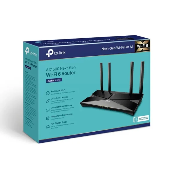 TP-Link Archer AX10 (Bộ phát Wi-Fi 6, AX1500 2.4/5GHz)