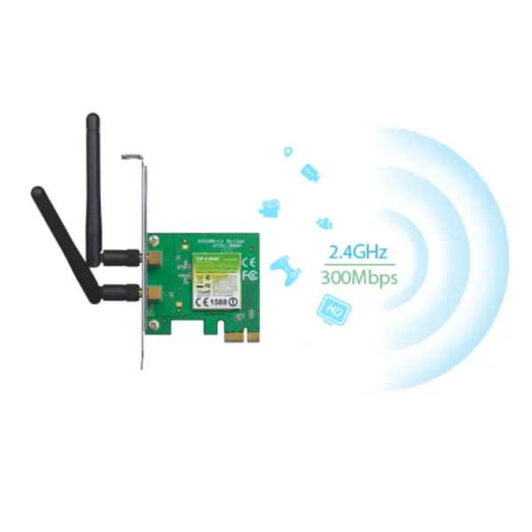 Card mạng không dây TP Link TL-WN881ND Wireless N300Mbps PCI Express
