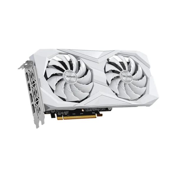VGA ASRock Radeon RX 6600 Challenger 8GB GDDG6 – White