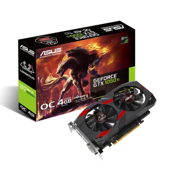 VGA ASUS Cerberus GTX 1050 Ti O4G GDDR5 Dual Fan