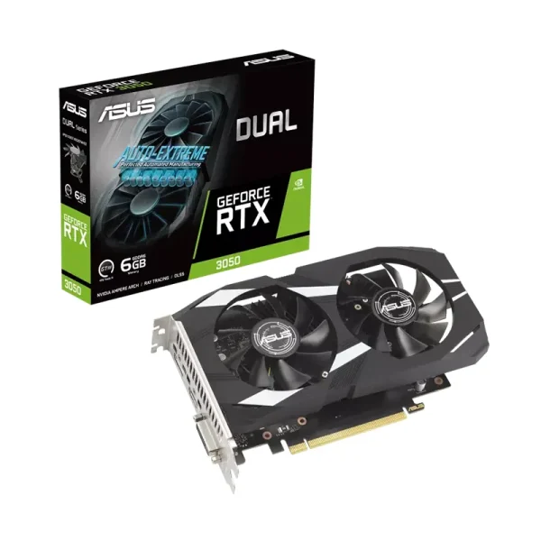 VGA ASUS Dual GeForce RTX 3050 6GB (DUAL-RTX3050-6G)