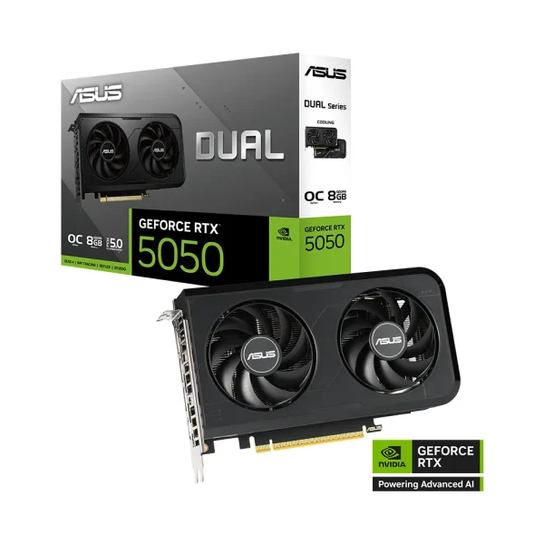 VGA ASUS Dual RTX 5050 OC 8GB GDDR6 (AI, SFF)