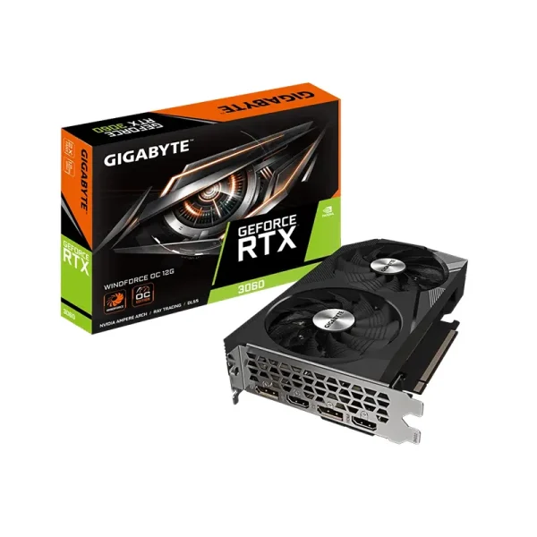 VGA Gigabyte GeForce RTX 3060 WINDFORCE OC 12GB GDDR6