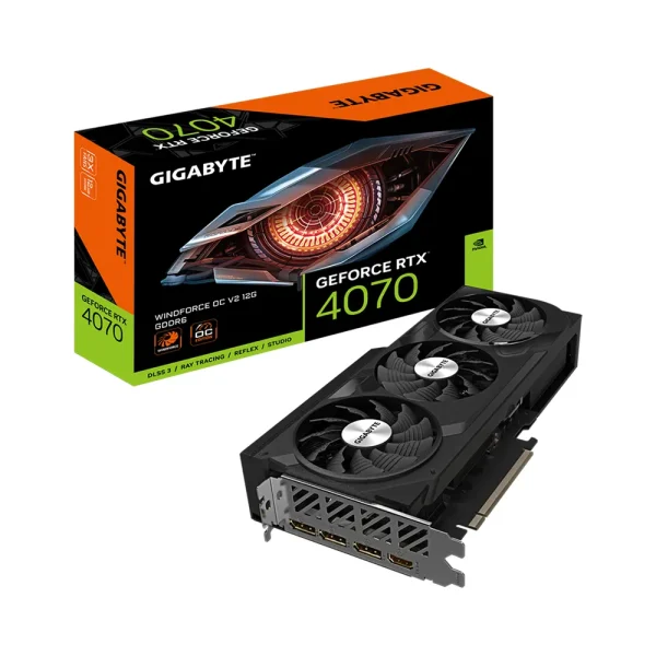 VGA GIGABYTE RTX 4070 WINDFORCE OC V2 12G 3fan