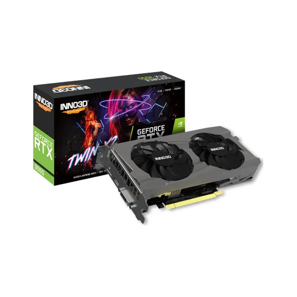 VGA INNO3D RTX 3050 6GB TWIN X2 (Ray Tracing, DLSS)