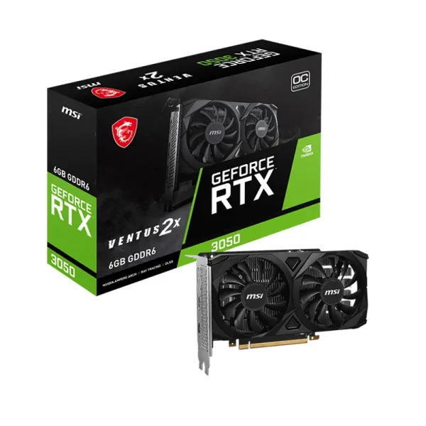 VGA MSI GeForce RTX 3050 VENTUS 2X 6G OC DDR6