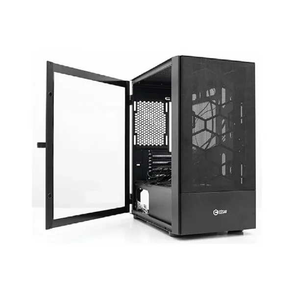 Vỏ Case César Light Black (3 Fan LED RGB)