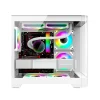 Vỏ Case KENOO ESPORT MK400 mATX Kính Cong Trắng