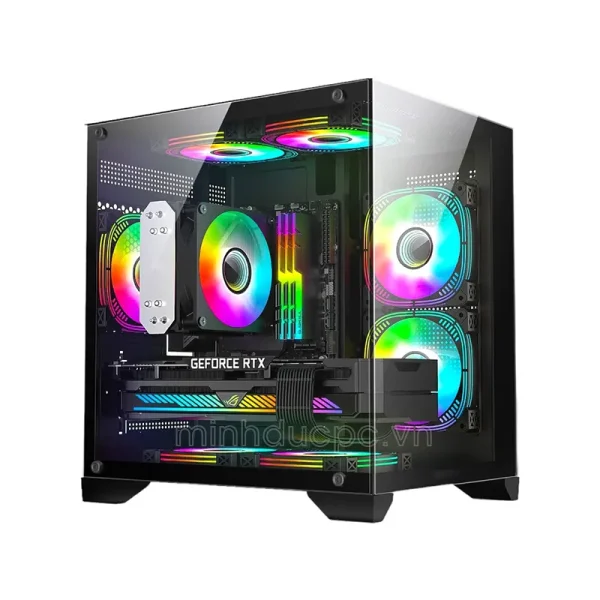 Vỏ case VSP X2 GALAXY Black (Aquanaut Galaxy Gaming M-ATX)