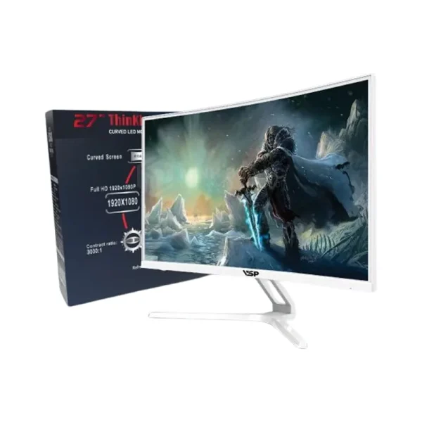 Màn hình cong VSP CM2705H 27 inch/FHD/VA/75Hz/White