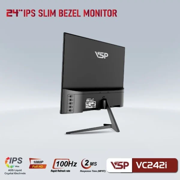 Màn hình VSP VC242i 24 Inch 100Hz IPS FHD Flat – Đen