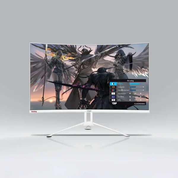 Màn hình cong VSP VL24 (CM2406H) 24 inch 75Hz FHD (Black/White) – Giá Rẻ