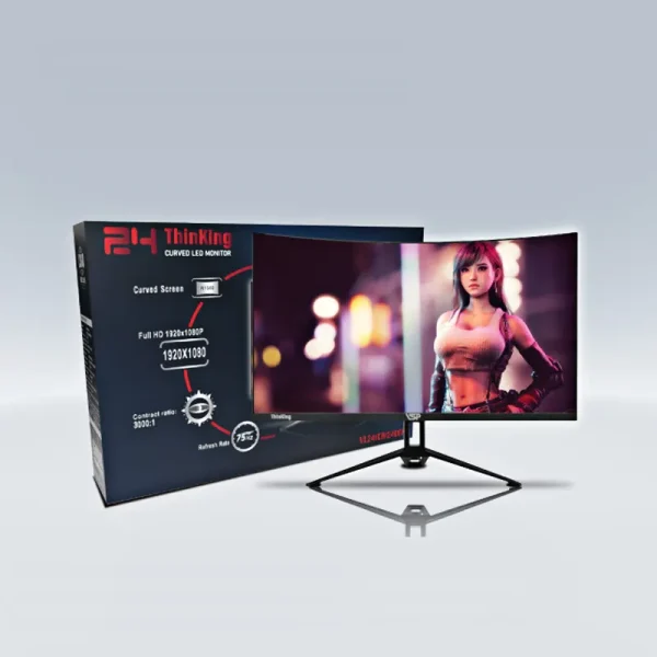 Màn hình cong VSP VL24 (CM2406H) 24 inch 75Hz FHD (Black/White) – Giá Rẻ