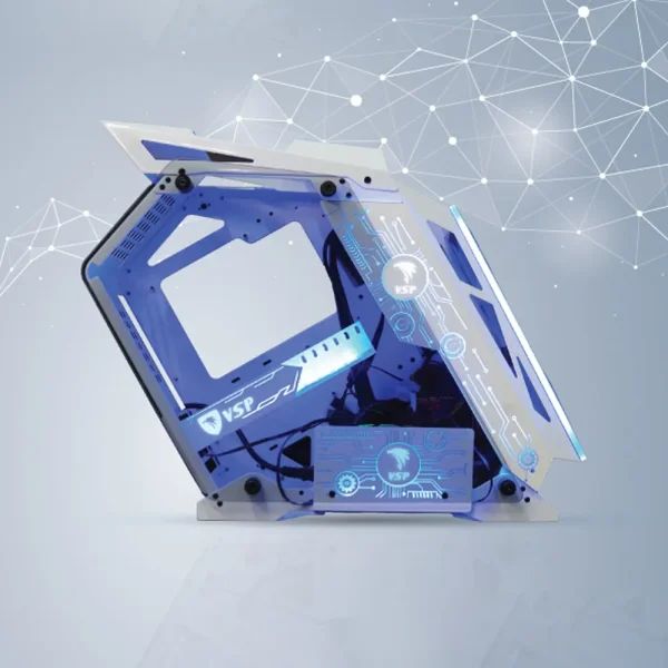 Vỏ Case VSP E-ROG ES1 Gaming White – Chính Hãng 100%